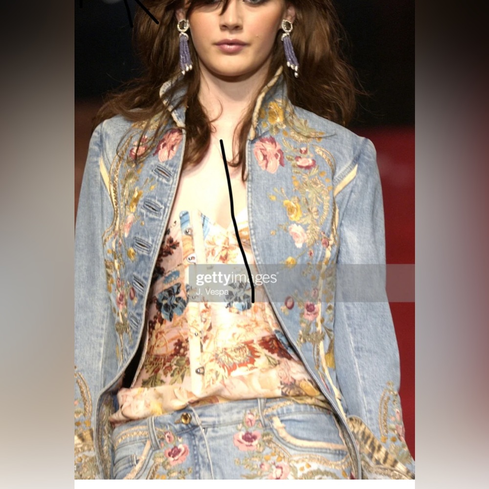 ROBERTO CAVALLI PHEASANT PRINT TANK TOP